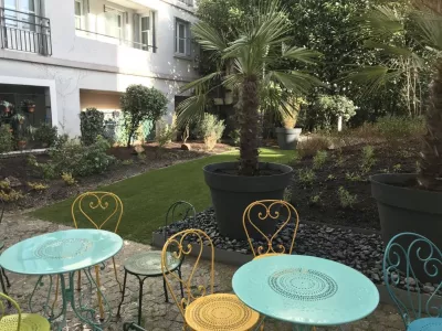 Réalisation d’un patio à Montmartre  Paris 18