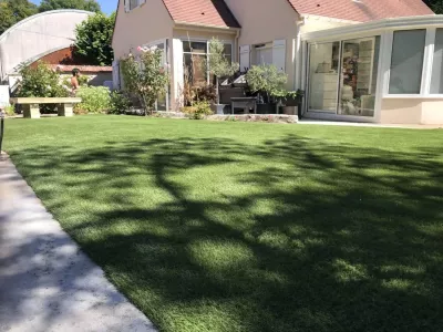 Création de jardin et pose de gazon synthétique Etampes 91